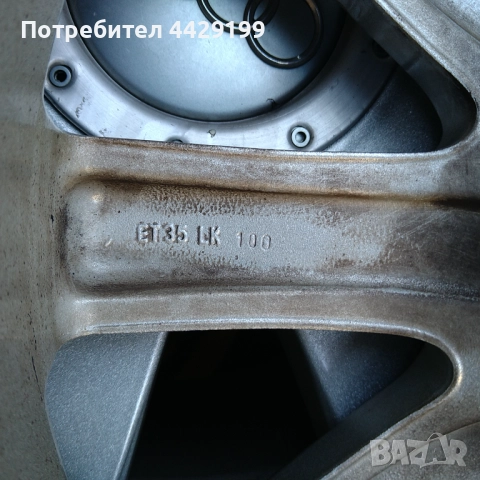 Оригинални ляти джанти 18" за Audi , снимка 10 - Гуми и джанти - 51798736