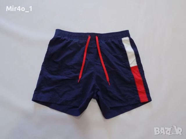 Къси панталони tommy hilfiger шорти гащета бански плажни екип оригинал мъжки M, снимка 2 - Спортни дрехи, екипи - 50555018