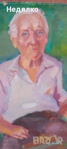 Стара картина,български художник,маслени бои, снимка 4 - Антикварни и старинни предмети - 43715261