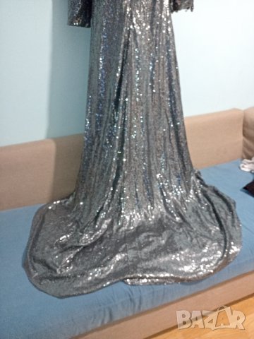 Официална сива рокля L/Xl Нова, снимка 11 - Рокли - 40171724