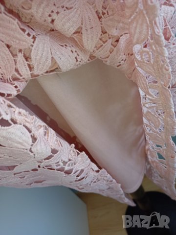 Дантелена рокля пепел от рози, Vila 36, снимка 7 - Рокли - 36958986