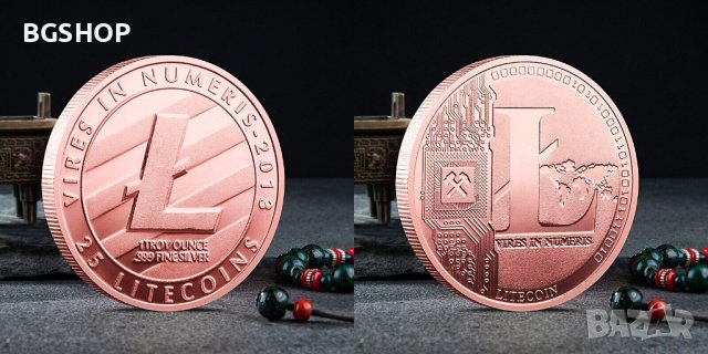 25 Лайткойн монета / 25 Litecoin ( LTC ) - 3 модела, снимка 4 - Нумизматика и бонистика - 39152901