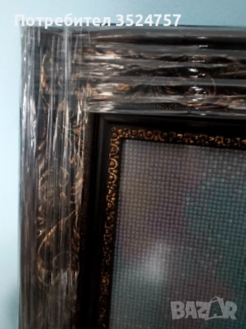 Луксозен диамантен гоблен „Принцеса Сиси“ – рамка с антирефлексно стъкло, снимка 3 - Гоблени - 52432771