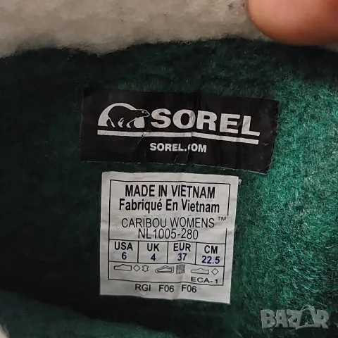 ботуши Sorel Caribou Buff NL 1005-280 Waterproof номер 36,5- 37, снимка 11 - Дамски ботуши - 48839696