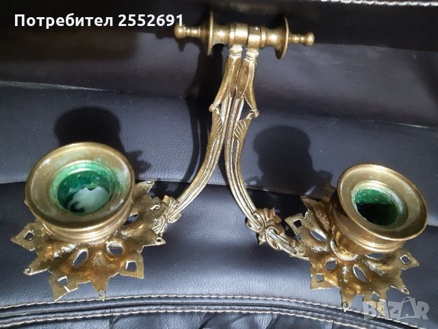 Свещници, снимка 5 - Антикварни и старинни предмети - 32735467