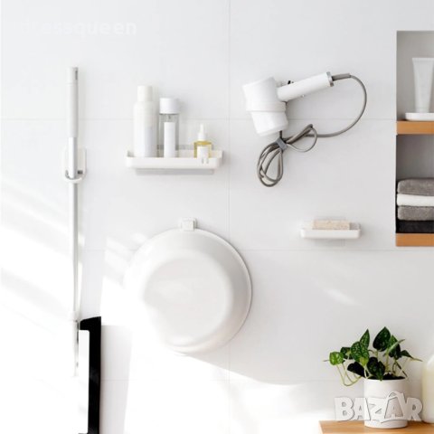 2599 Практична закачалка за дръжката на стирка или моп към стената, снимка 7 - Други стоки за дома - 44129832