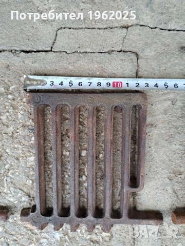 Соц Стара Чугунена Скара За Стара Печка., снимка 10 - Отоплителни печки - 51636894