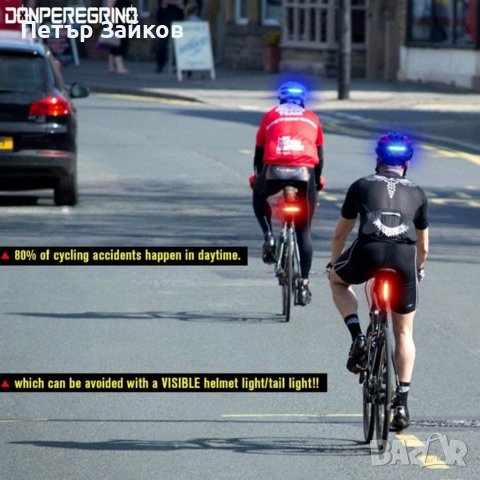 LED задна светлина за велосипед, акумулаторна, снимка 6 - Аксесоари за велосипеди - 39795259