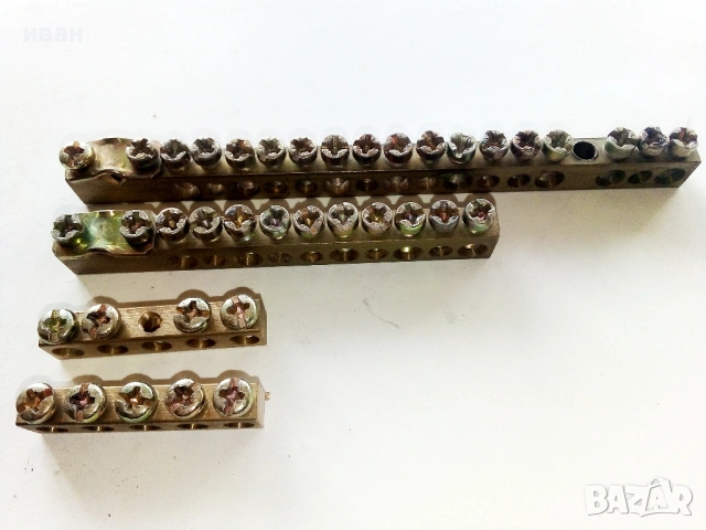 Клеми за нула и земя за табло, снимка 2 - Кабели - 53453577