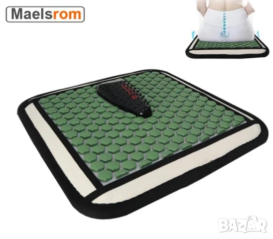 Майфан Турманиевa Вибро Масажна Постелка Термотерапия Фотонна Терапия Червен Фотонен Инфрачервен Лъч, снимка 16 - Масажори - 50952753