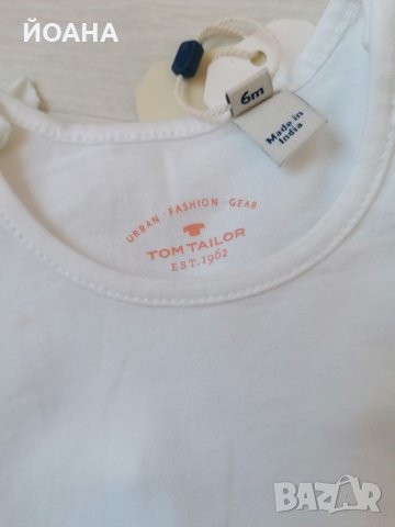 Tom Tailor блузка за момиче, снимка 4 - Бебешки блузки - 33545026