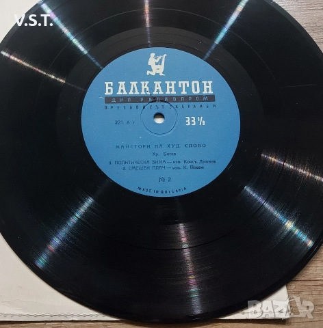 Художествено Слово - Балкантон Радиопром, снимка 3 - Грамофонни плочи - 52914547