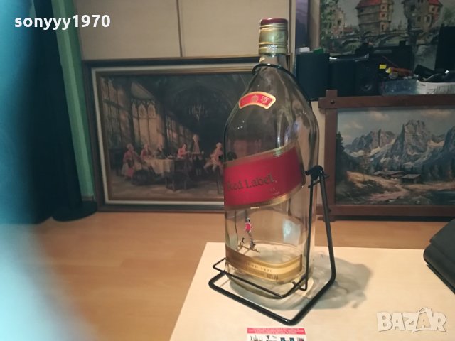 ПОРЪЧАНО!!! johnnie walker-BIG 4.5l празно шише с люлка 1304212050, снимка 3 - Колекции - 32537410