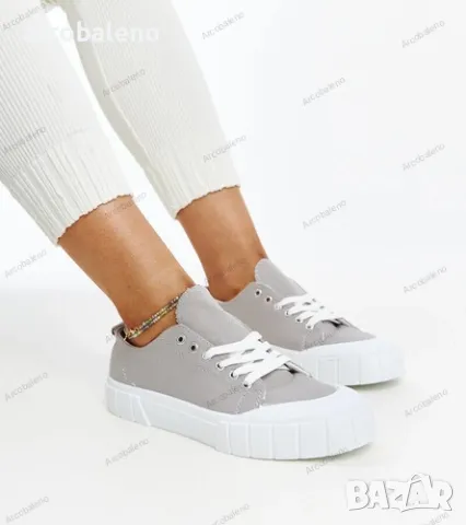 Дамски платнени маратонки Eduard, 6цвята , снимка 8 - Маратонки - 50416847