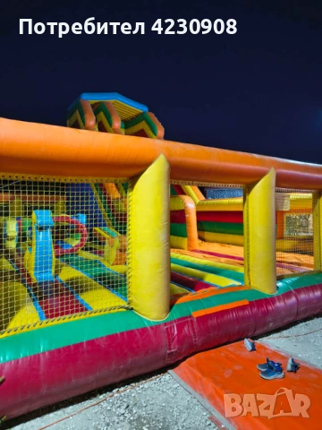 Детско надуваемо съоръжение -  батут пързалка, снимка 4 - Други спортове - 51351103