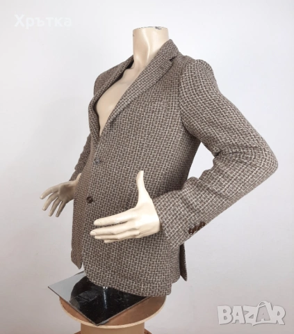 Boggi Milano - Оригинално мъжко деструктурирано сако с вълна р-р M, снимка 3 - Сака - 53465839