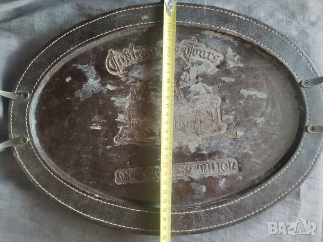 стара табла,поднос, снимка 3 - Антикварни и старинни предмети - 36480993