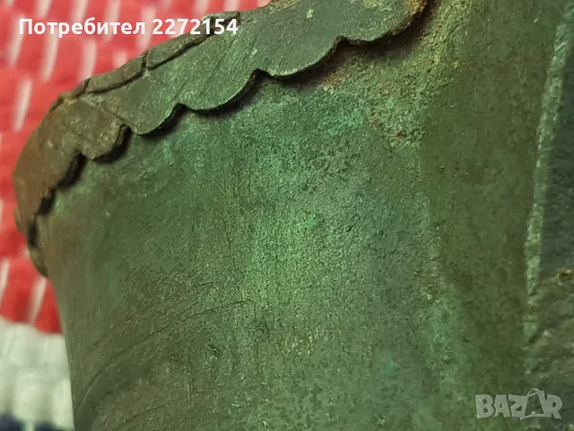 Османско джезве ибрик, снимка 4 - Антикварни и старинни предмети - 48576806