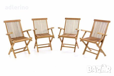 Сгъваем дървен стол, къмпинг сгъваем стол, сгъваем стол за градина, снимка 6 - Градински мебели, декорация  - 34313819