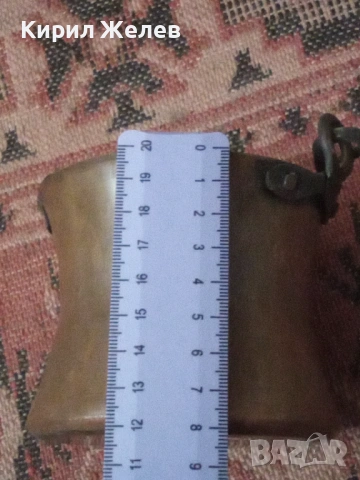 Старо бакърче менче с дръжки 53650, снимка 6 - Антикварни и старинни предмети - 53420868