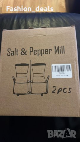 Нов Комплект мелничка за подправки сол / пипер със стойка за кухня, маса, снимка 8 - Аксесоари за кухня - 38309272