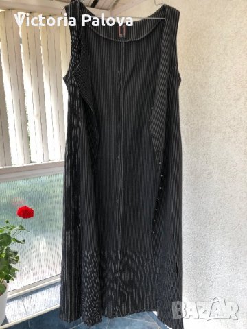 Стилна френска рокля-наметало (дълъг елек), снимка 4 - Рокли - 28992905