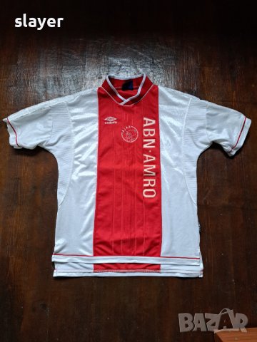 Оригинална ретро тениска umbro Ajax, снимка 1 - Футбол - 40751643