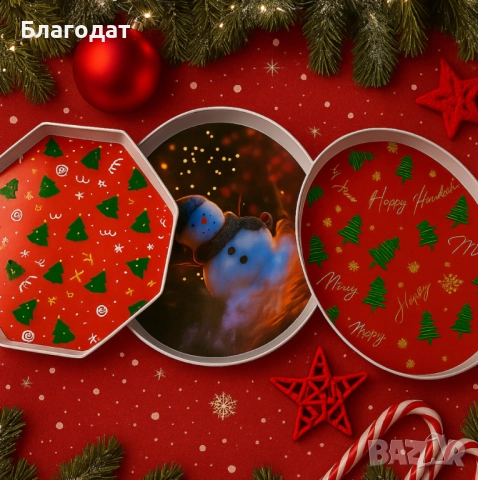 Практична Коледна табла с елхички, снимка 4 - Прибори за хранене, готвене и сервиране - 52421143