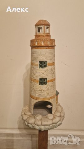 Керамичен морски фар– Свещник., снимка 6 - Антикварни и старинни предмети - 43790874