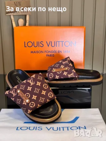 Louis Vuitton Дамски Чехли Луис Витон - 3 Налични Цвята Код E312, снимка 8 - Чехли - 50416715