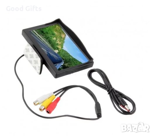 5 инча LCD Монитор за Камера за Задно Виждане, Цветен, снимка 7 - Аксесоари и консумативи - 43018615