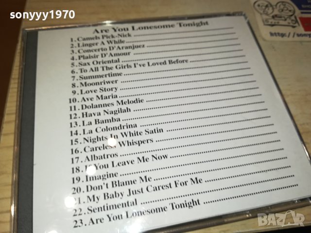 ARE YOU LONESOME TONIGHT CD 1312231908, снимка 7 - CD дискове - 43399470