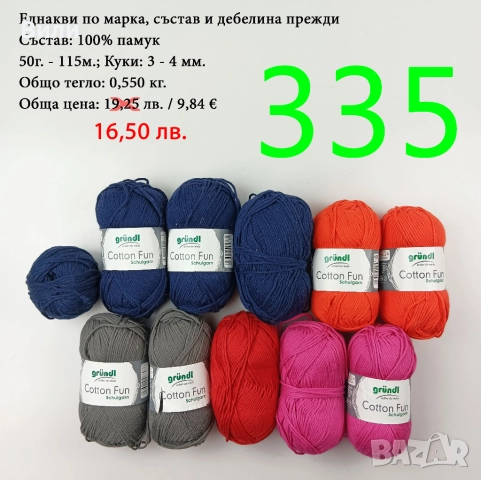 Евтини прежди в малки количества - нови и остатъци , снимка 17 - Други - 52042509