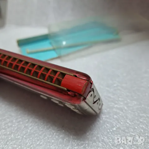 Перфектна! Голяма Хармоника "Weltmeister"/Vermona/, Германия, метална, двустранна, 1930-те години, снимка 6 - Антикварни и старинни предмети - 48807486