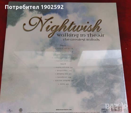 NIGHTWISH Walking in the air - the greatest ballads, снимка 4 - Грамофонни плочи - 27338874