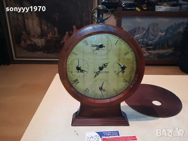 world time-АНТИК//часовник 3105211611, снимка 2 - Антикварни и старинни предмети - 33059263