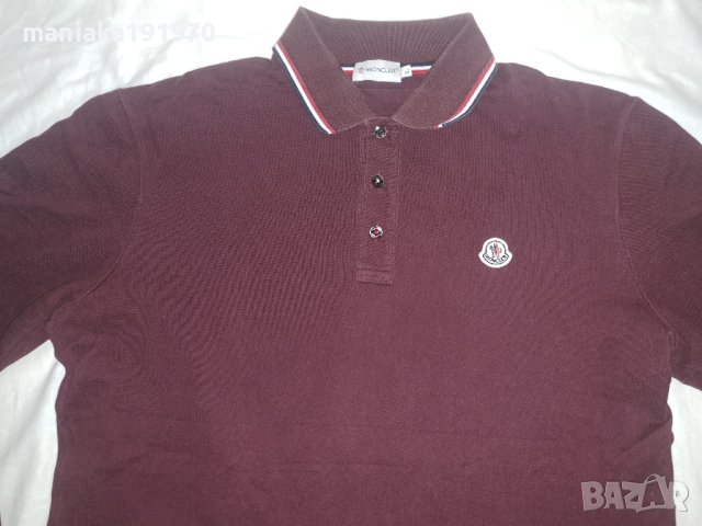 Moncler Maglia Polo Manica Lunga (L) мъжка блуза, снимка 2 - Блузи - 43520010