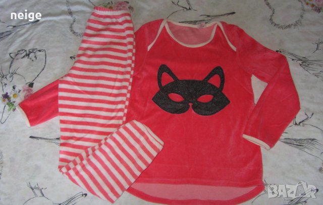 Плюшена термо пижама с подарък (7-8 г), снимка 3 - Детски пижами - 34630669