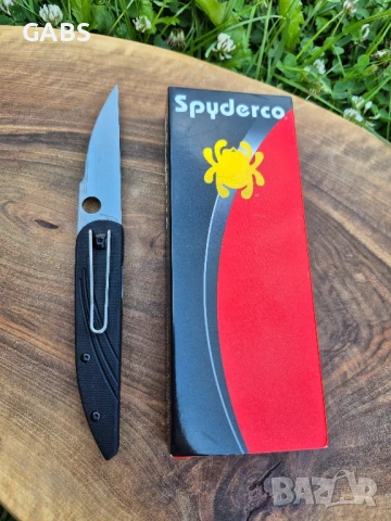 Сгъваем нож Spyderco Des Horn C153, снимка 7 - Ножове - 51273273