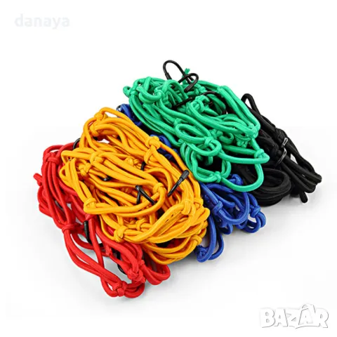 5670 Еластична мрежа за багажник на мотор велосипед тротинетка, снимка 5 - Аксесоари за велосипеди - 49341849