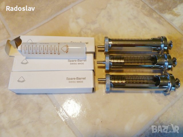 Стъклени спринцовки / спринцовка - нови, снимка 3 - Антикварни и старинни предмети - 37360686