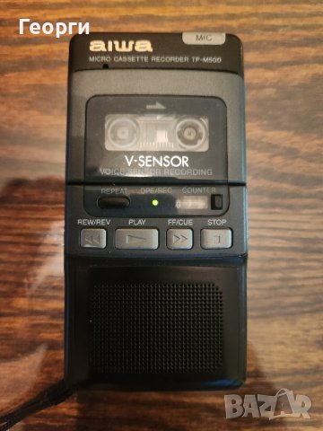 Aiwa TP-M500 Microcassette Recorder - V-Sensor, снимка 1 - Радиокасетофони, транзистори - 34877355