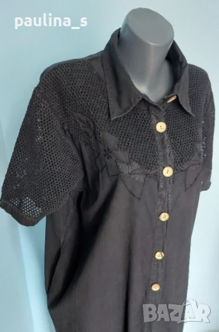 Два различни броя / Разкошна комбинирана рокля / голям размер , снимка 13 - Рокли - 44458718