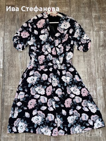 Разкошна нова елегантна рокля флорален принт цветя XL 2XL, снимка 4 - Рокли - 40241517
