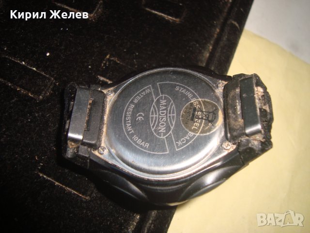 MADISON МАРКОВ ВИНТИДЖ ЕЛЕКТРОНЕН СТАР ЧАСОВНИК 54321, снимка 2 - Мъжки - 32649533