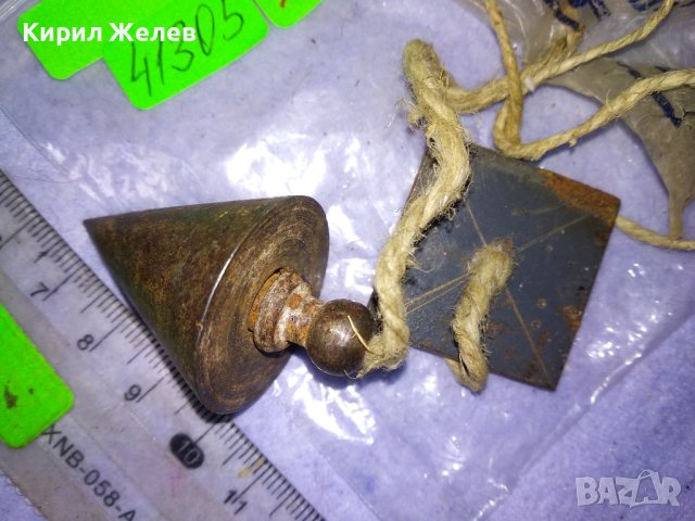 МНОГО СТАР ЗИДАРСКИ ОТВЕС ПРОФЕСИОНАЛЕН За КОЛЕКЦИЯ ПОЛЗВАНЕ РЕТРО ИНТЕРИОР БИТОВ КЪТ 41305, снимка 2 - Антикварни и старинни предмети - 43665182