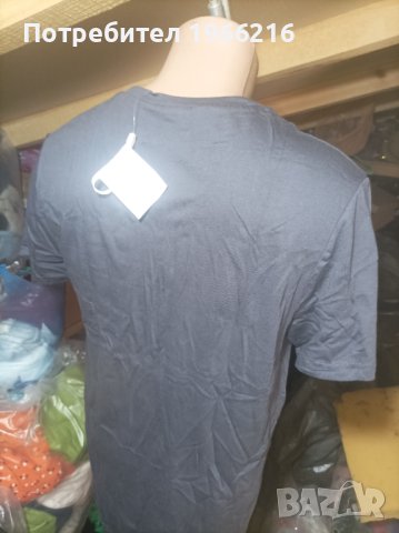 МЪЖКА ТЕНИСКА ЗА СТРЕЧИНГ SPORTEE 100 REGULAR, , снимка 4 - Тениски - 22805111