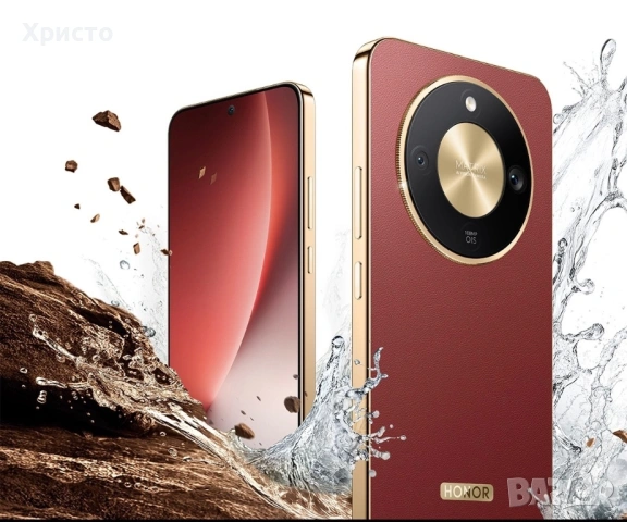 НОВ!!! HONOR Magic 8 Lite, Dual SIM, 12GB RAM, 512GB, Reddish Brown, снимка 2 - Други - 53377139