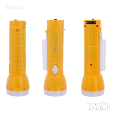 LED фенер с чупеща глава зареждане на ток 1W LED+10SMD Led 100LUMENS, снимка 9 - Прожектори - 26441333