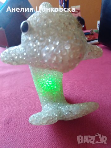 Декоративна лампа делфин, снимка 3 - Морски сувенири - 27927952
